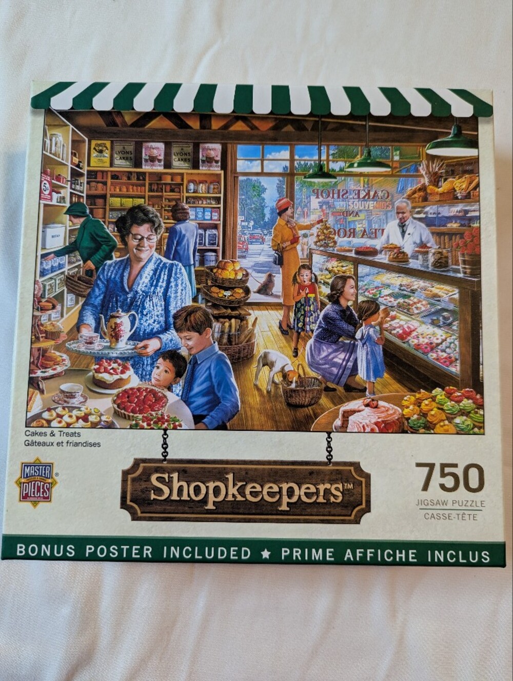 Cakes & Treats Shopkeepers 750 Jigsaw Puzzle By Master Pieces